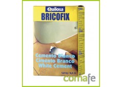 Cemento blanco bricofix 1,5kg.