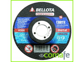 Disco corte metal bel 115x3x22