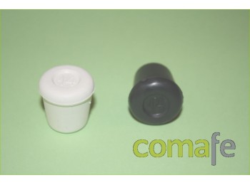 Contera plast.red.negra 14mm.