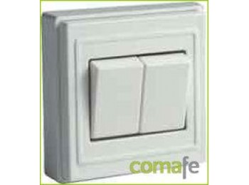 Conmutador doble 6a 250v  1610