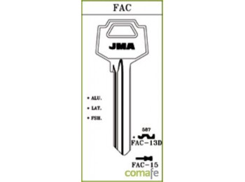 Llave aluminio fac-13d oro