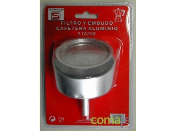 Filtro+embudo cafete.9t.1478bl