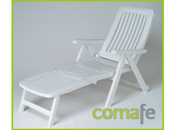 Tumbona resina plegable 6043