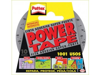 Cinta power tape gris 50mmx10m