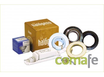 Halogeno fijo blanco eco kit