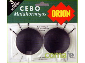 Cebo hormigas orion 2 pz.31810