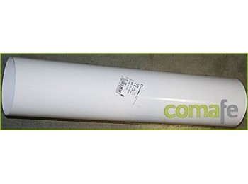 Tubo aluminio blanco125mm.50cm