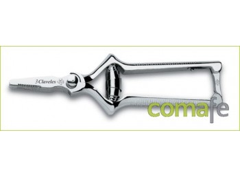 Masticador curvo cromado 7´431