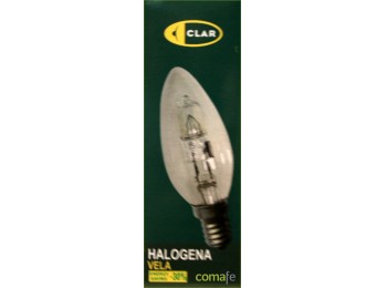 Lampara halogena eco vela e14