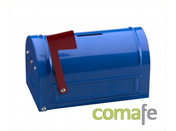 Hucha mail box 152x83x93 azul