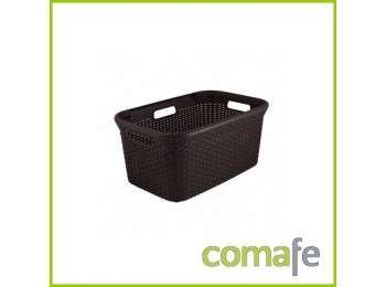 Cesta  45lt marron chocolate c