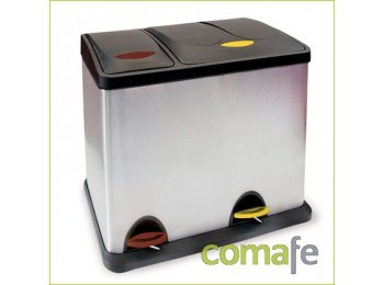 Cubo reciclaje 2compart. 8lt+1