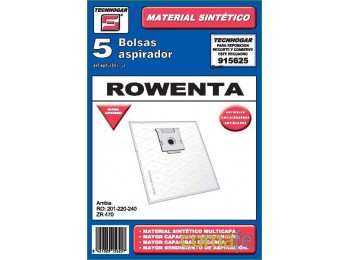 Bolsa aspirador rowenta 915625