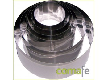 Aro emplatar inox 6 pzas 48175