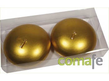 Vela flotante metali.oro grand