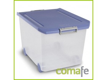 Caja ordenacion plast 60lt tra