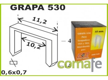 Grapa 530 06mm 5000 pzs