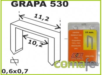 Grapa 530 10mm 1000 pzs