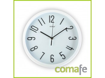 Reloj cocina 30cm blanco