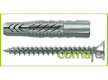 Taco ux 6x35 + tornillo 25pzs