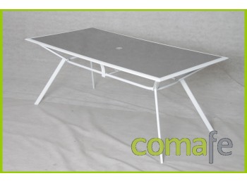 Mesa jardin 180x90x73 cm natuu