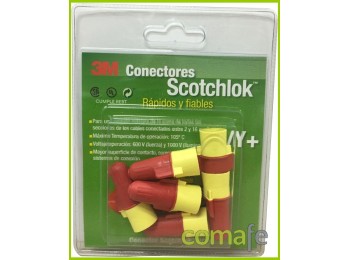 Conector resorte r/y+ roj/ama