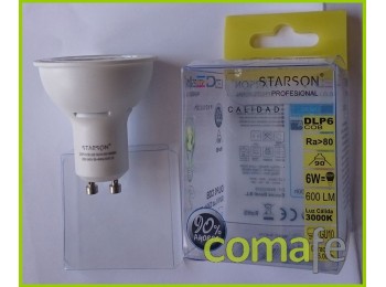 Lampara vela led e27 6w 600lm