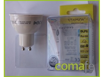 Lamp didroica led gu10 6w 600l