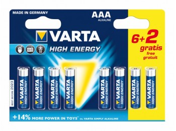 Pila lr03 aaa 1,5v high energy