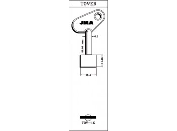 Llave laton jma tov-1g