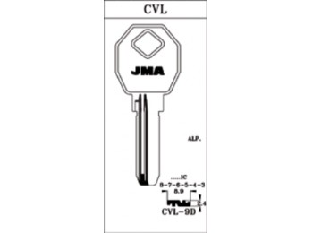 Llave laton jma cvl-9d