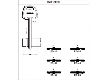 Llave laton jma ez-2g