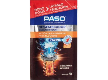 Desatascador tuberias 70 gr pa