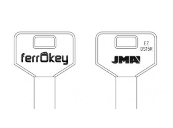 Llave laton ferrokey ez-ds15r