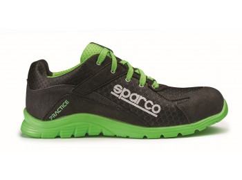 Zapato seg t38 negra/verde mal