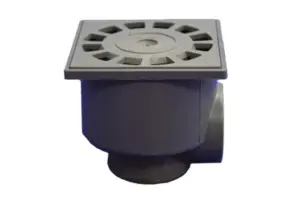 SUMIDERO SIFON VE/HO 10X10CMØ5