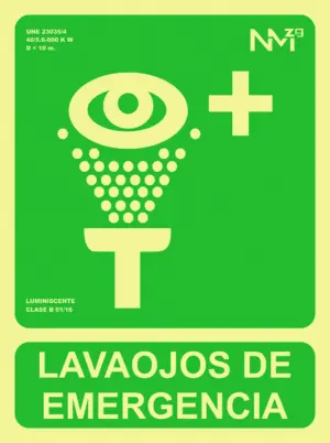 SEÑAL 224X300MM PVC LUMI LAVAO