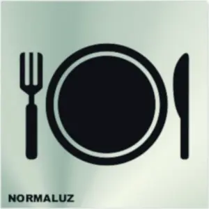 SEÑAL 120X120MM INOX ADH RESTA