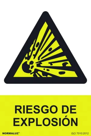 SEÑAL 210X300MM PVC RIESGO DE