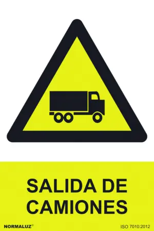 SEÑAL 210X300MM PVC SALIDA DE