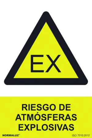 SEÑAL 210X300MM PVC RIESGO DE