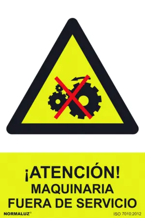 SEÑAL 210X300MM PVC ATENCIÓN,