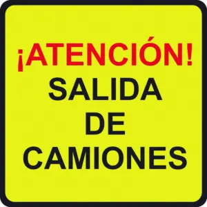 SEÑAL VIAL 500X500MM METALICA