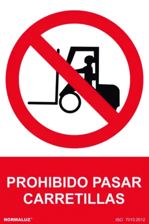 SEÑAL 210X300MM PVC PROHIBIDO