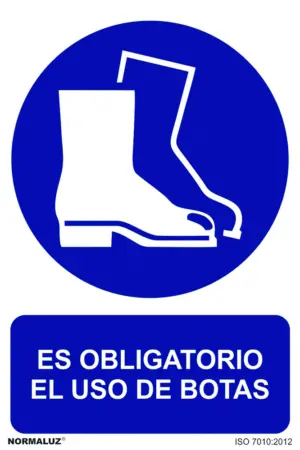 SEÑAL 210X300MM PVC USO OBLIGA