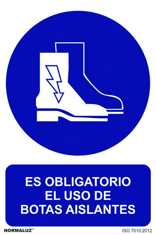 SEÑAL 210X300MM PVC USO OBLIGA