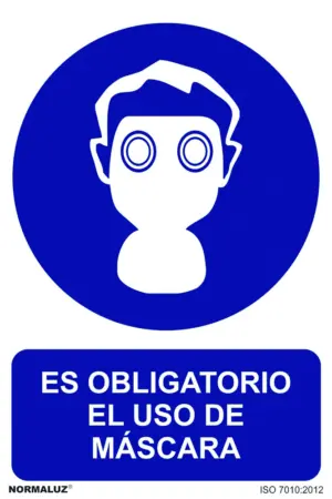 SEÑAL 210X300MM PVC USO OBLIGA