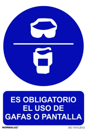 SEÑAL 210X300MM PVC USO OBLIGA