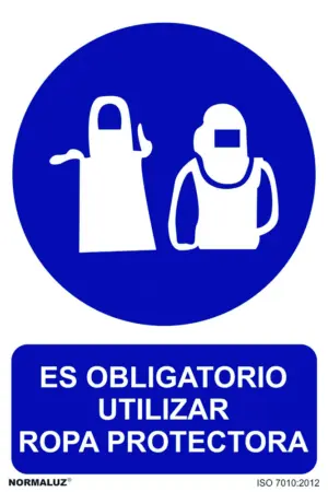 SEÑAL 210X300MM PVC USO OBLIGA