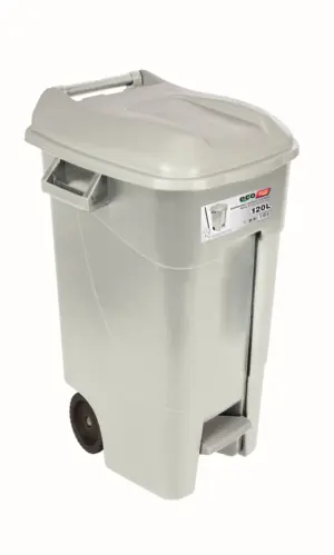 CONTENEDOR BAS. 120LT C/RUED/P